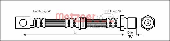 METZGER Gumifékcső 4111758_METZ